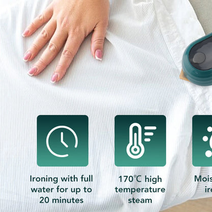 Défroisseur Vapeur Portable 2-en-1 : Deplacez vous Léger, Restez Impeccable