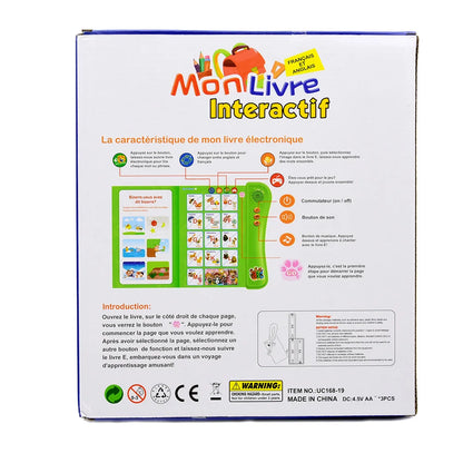 Livre Interactif Bilingue: Éveil et Apprentissage Ludique